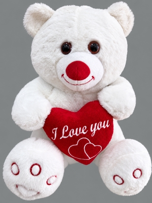 Beyaz Peluş Ayıcık (50 cm)